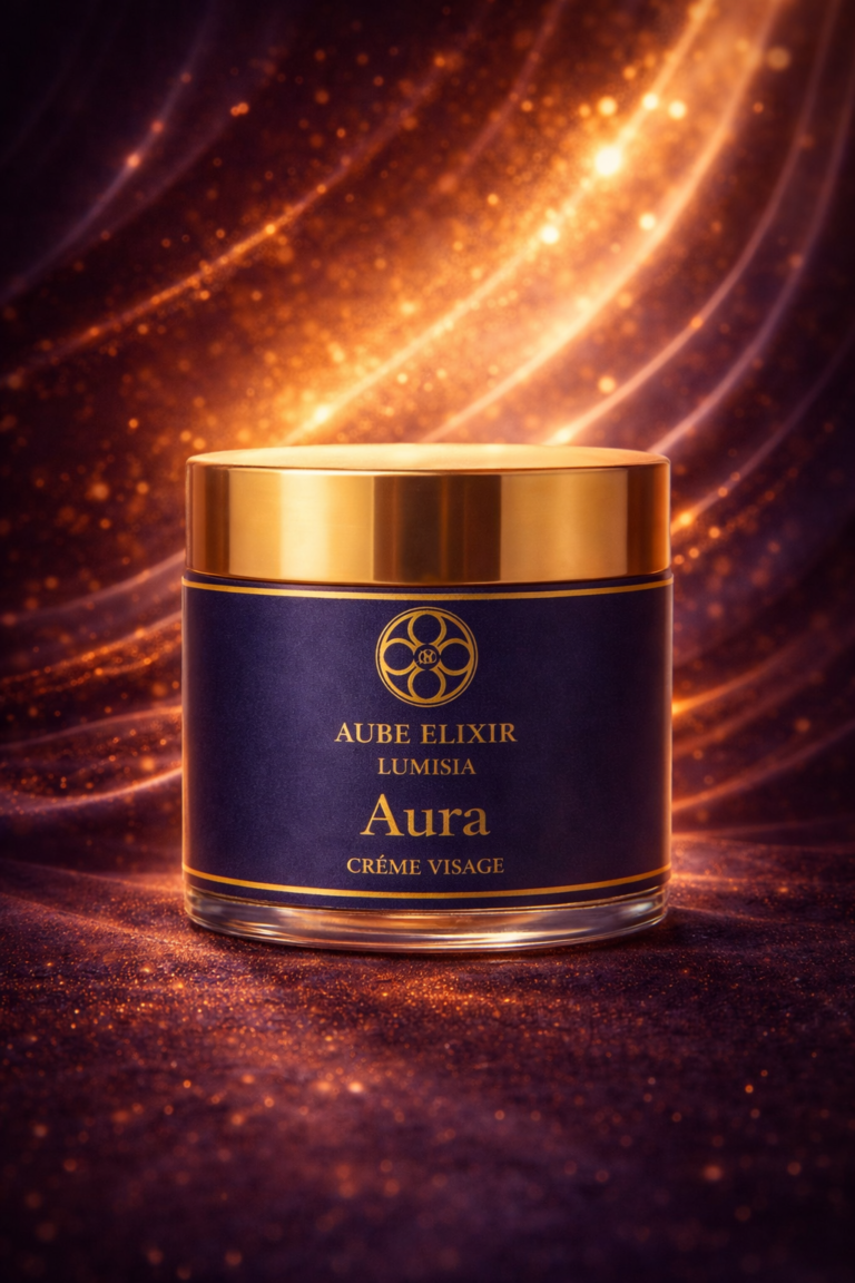 Aura une creme visage de la gamme LUMISIA par Aube Elixir